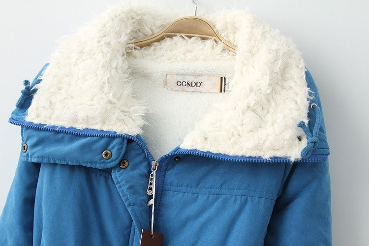 Jaqueta Parka Peluciada Impermeável