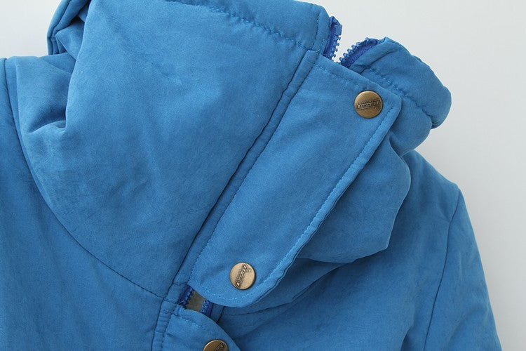 Jaqueta Parka Peluciada Impermeável