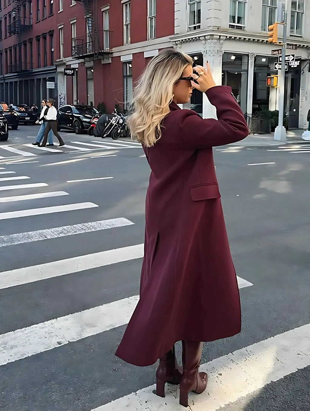 Casaco Sobretudo Vinho de Lã