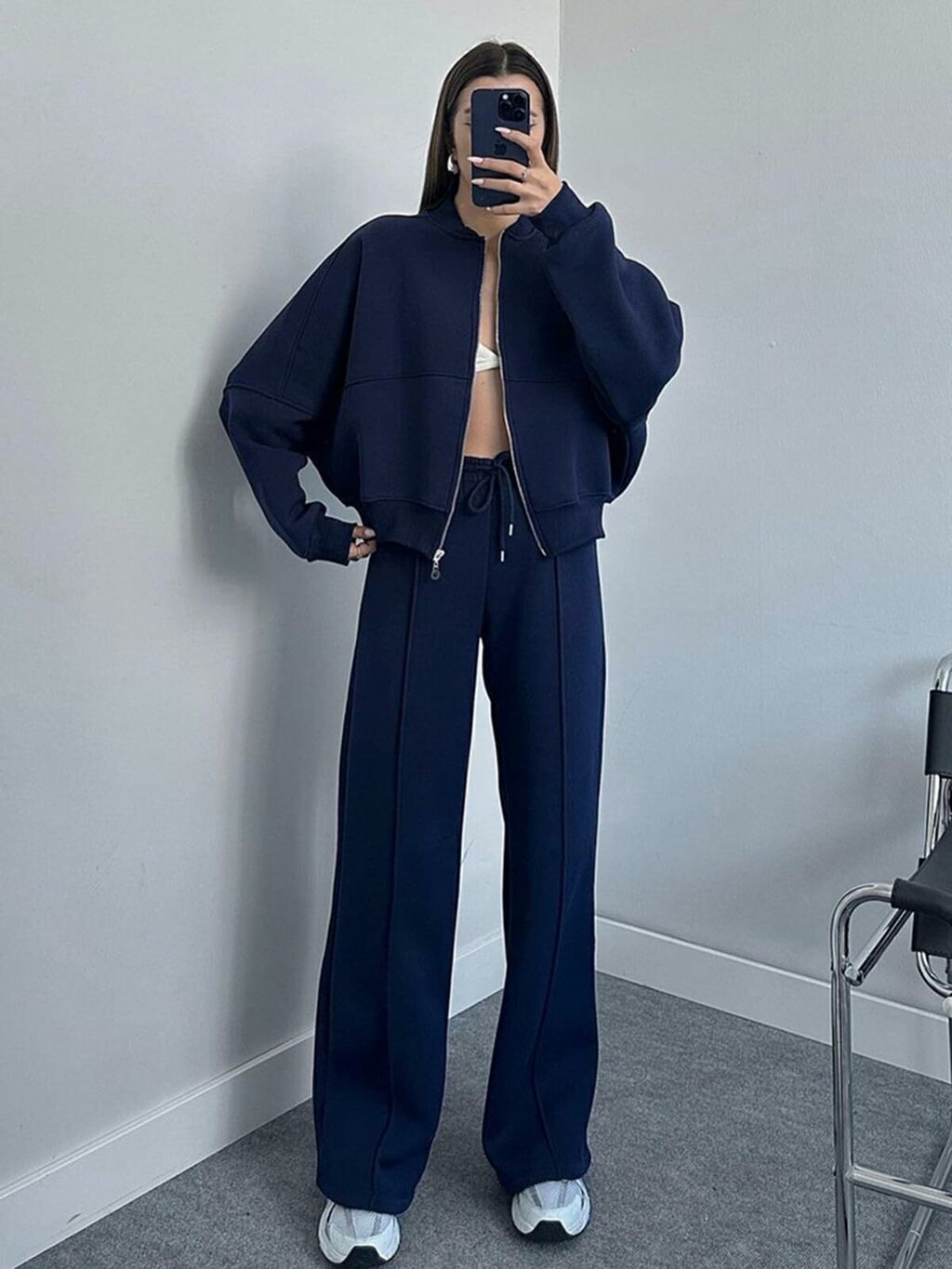 Conjunto de Moletom em Algodão