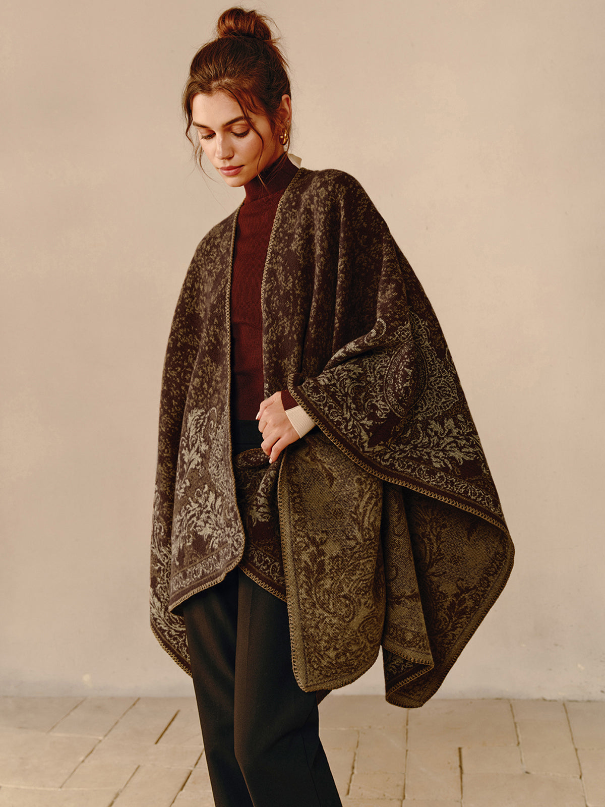 Poncho Dupla Face Boheme