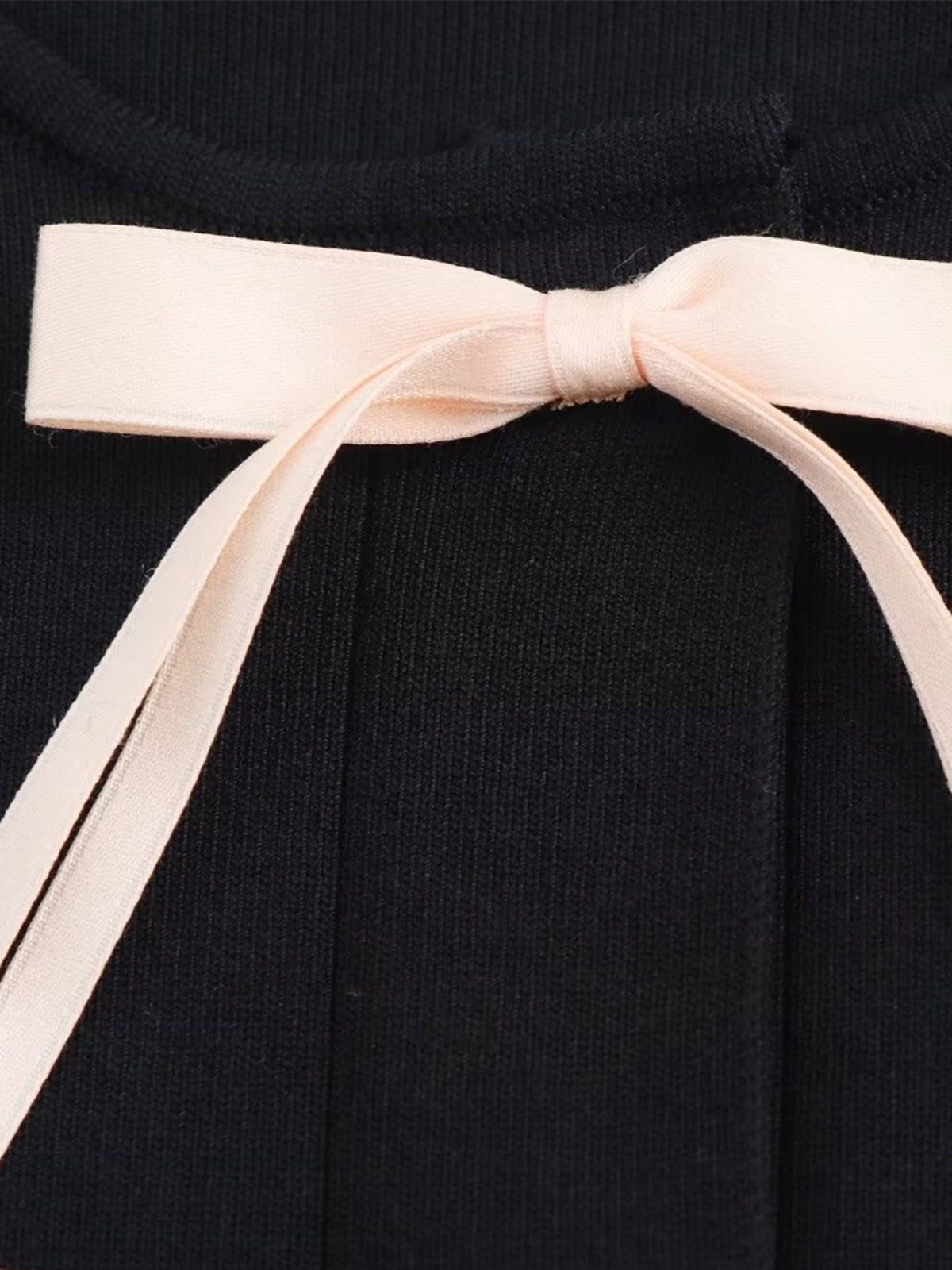 Cardigan de Malha com Bolsos e Laços