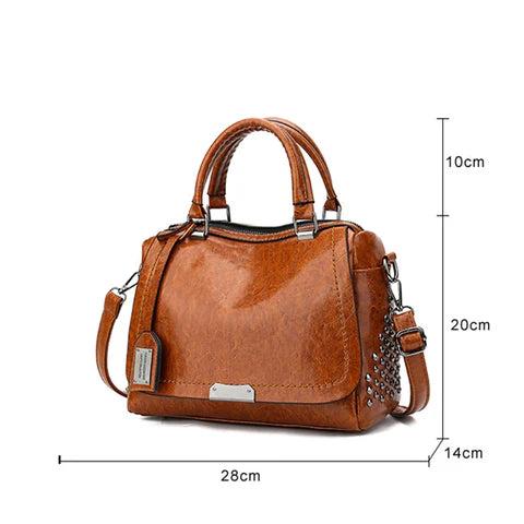 Bolsa de Couro Legítimo Feminina - Victorie