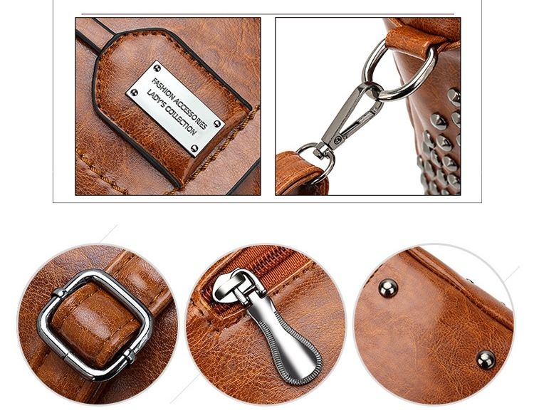 Bolsa de Couro Legítimo Feminina - Victorie