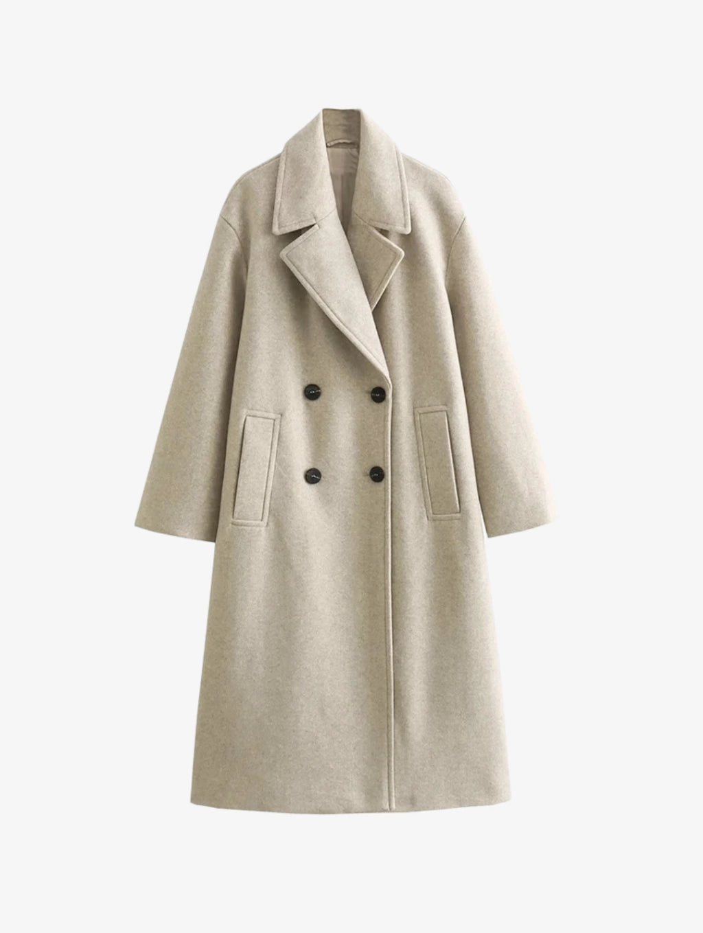 Casaco de Lã Batida - Sobretudo