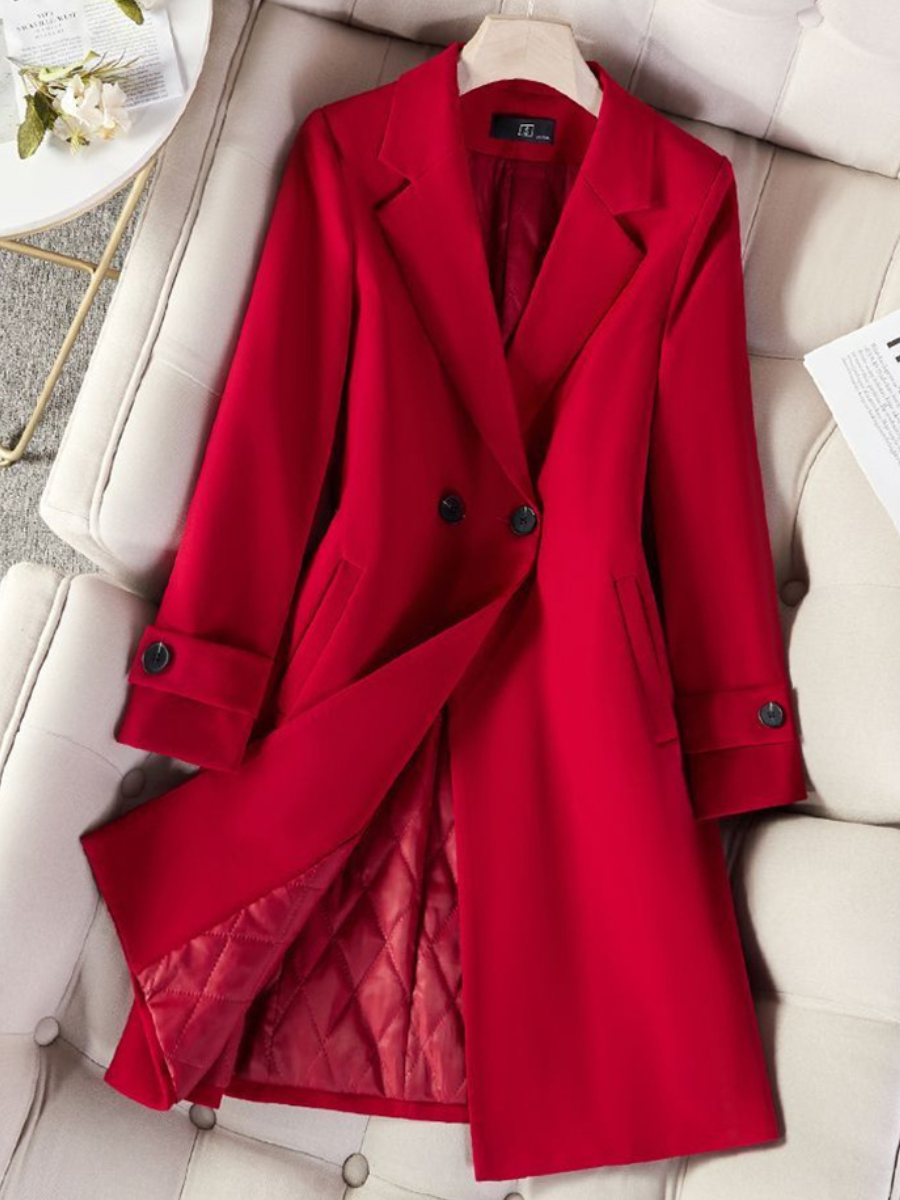 Blazer Alfaiataria Feminino Alongado com Forro Matelassê – Valentina