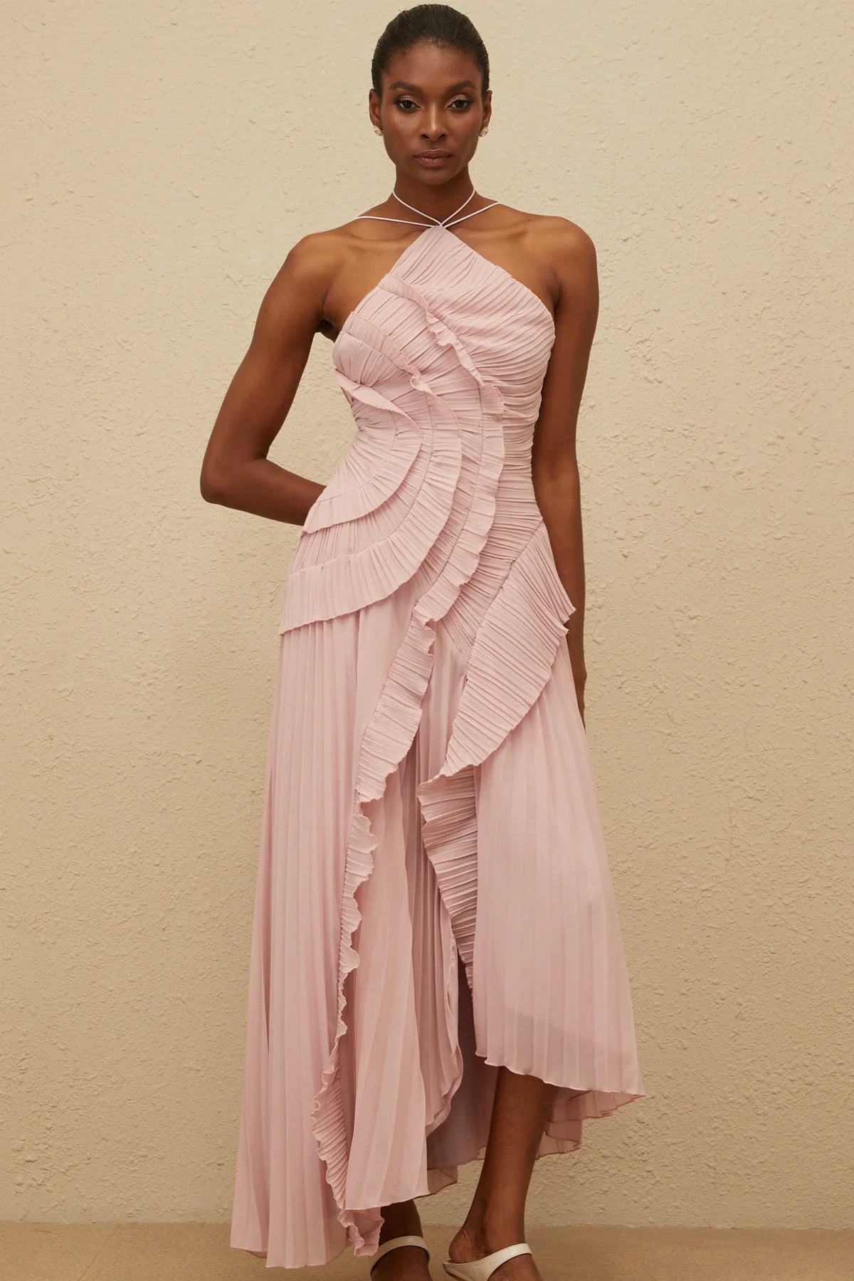 Vestido Longo com Babados - Junie