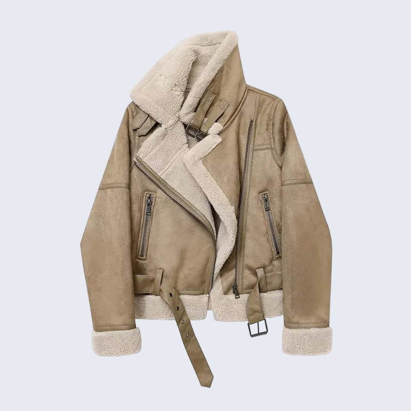 Jaquetas jaqueta lã Jaqueta Feminina Jaqueta Feminina Em Couro jaqueta feminina couro jaqueta de lã jaqueta de inverno jaqueta de couro feminina jaqueta de couro jaqueta couro jaqueta casacos e jaquetas