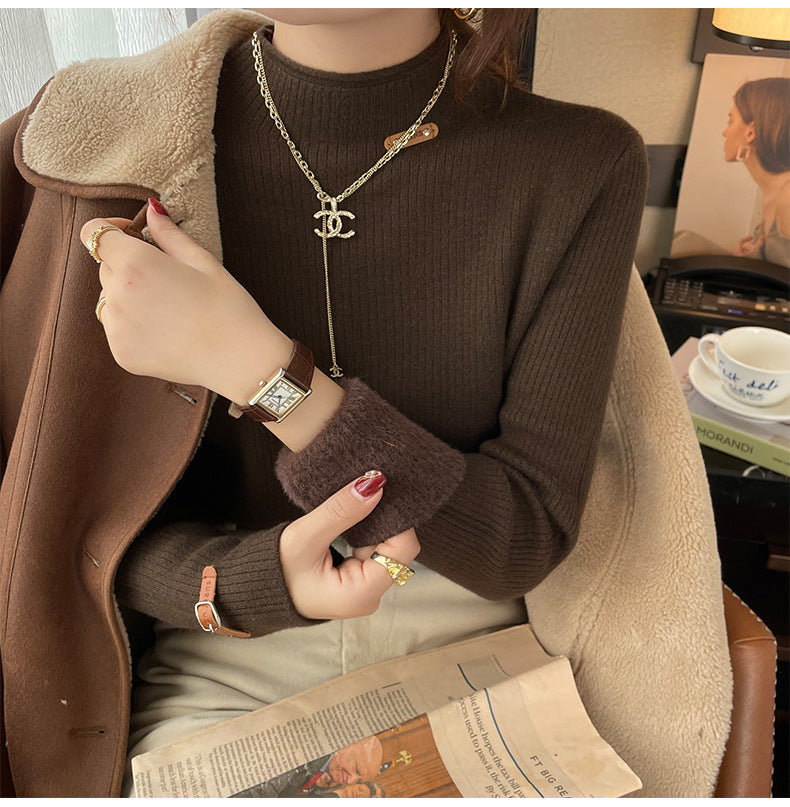 suéter renner suéter peluciado suéter forrado em lã suéter feminino riachuelo suéter feminino peluciado suéter feminino estiloso suéter feminino Suéter sueter peluciado feminino gola alta