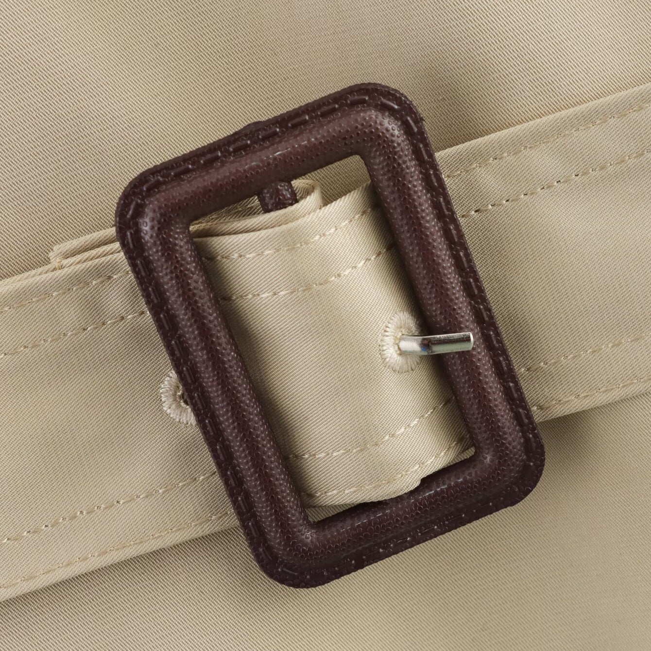 Casaco Trench Curto Gola Alta - Zarz