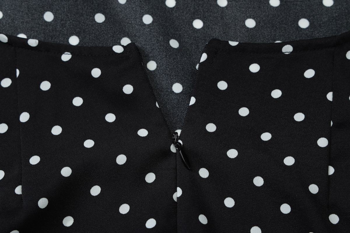 Vestido Longo com Estampa Poá - Lunaire