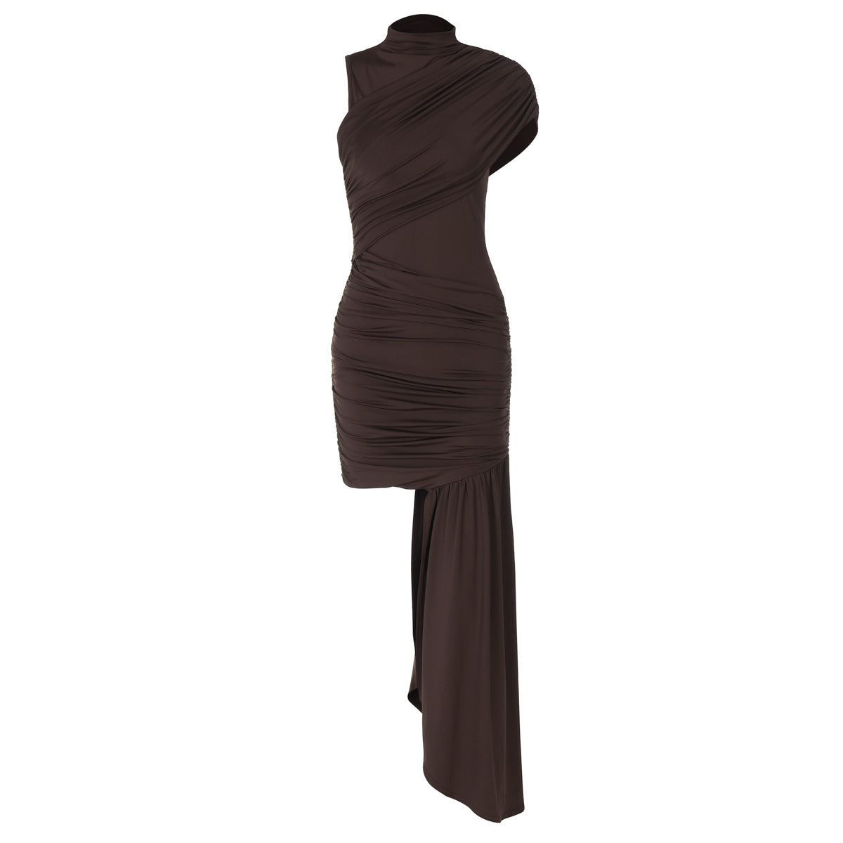 Vestido Curto de Festa com Fenda - Noir Flow