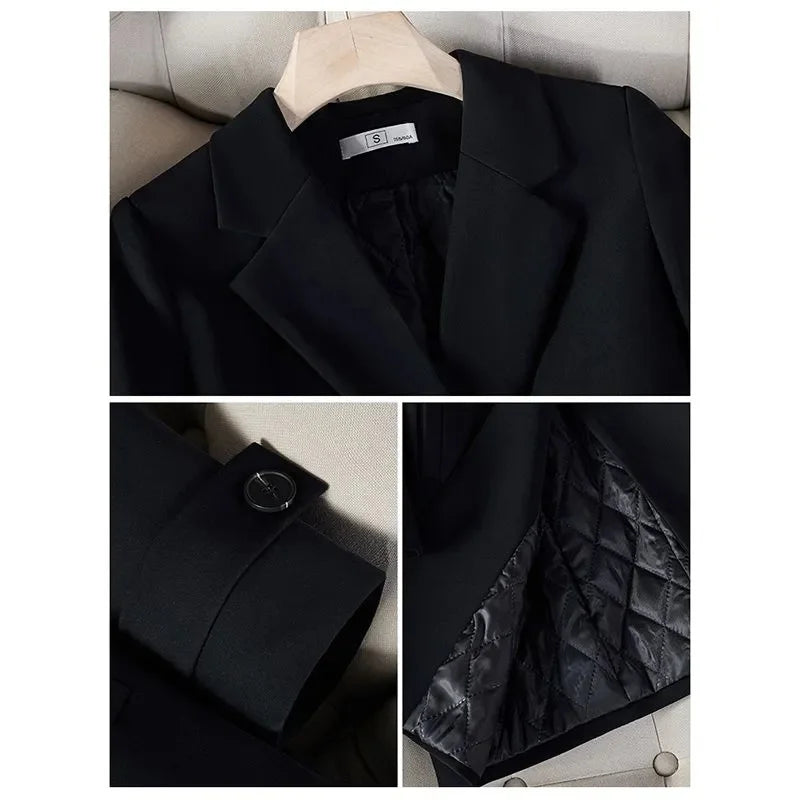 Blazer Alfaiataria Feminino Alongado com Forro Matelassê – Valentina