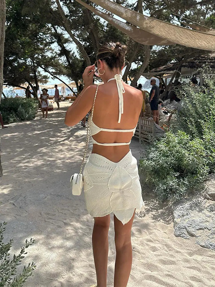 Vestido Curto em Crochê - Ketlen