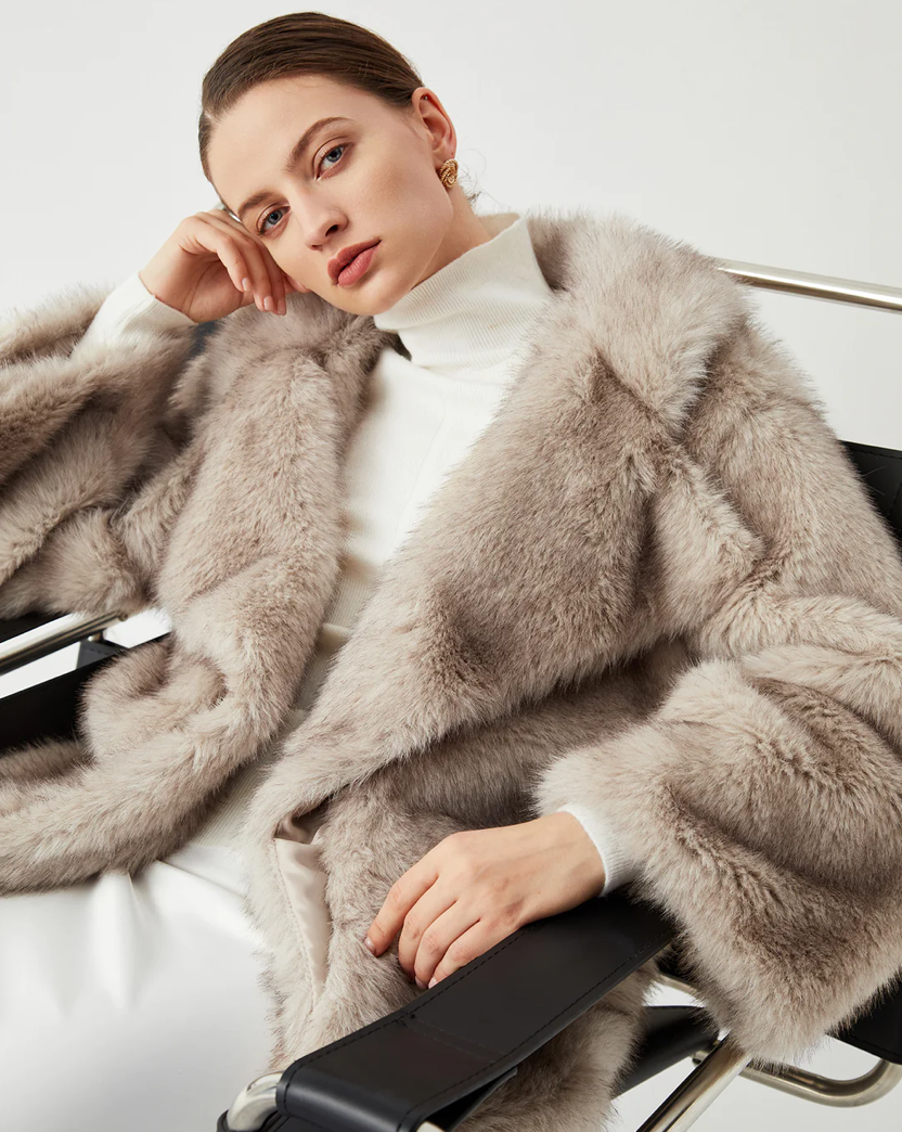 Casaco de Pelúcia de Luxo