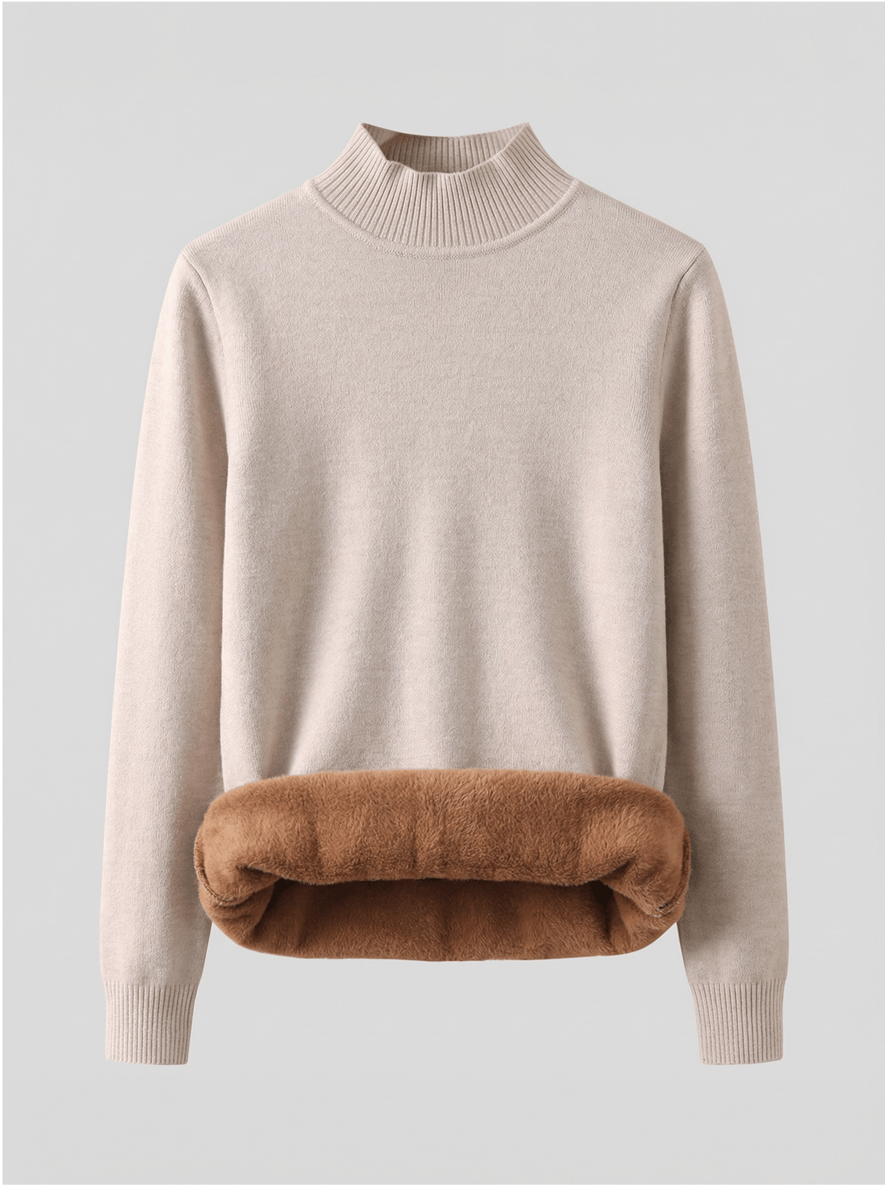 Suéter Peluciado Meia Gola - Velvet Touch