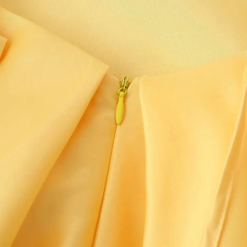 Vestido Curto Acetinado - Solare