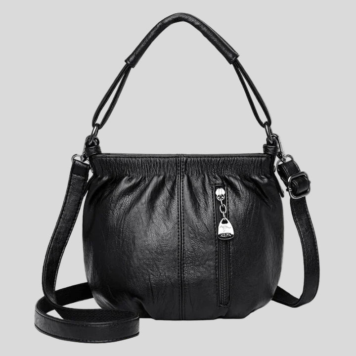 Bolsa Compacta em Couro - Gabriele