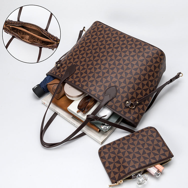 Bolsa Feminina em Couro - Iasmym (Bolsa + Carteira)
