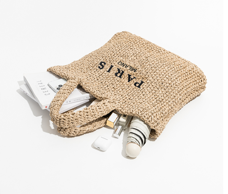 Bolsa de Praia em Palha Nobre - Milano