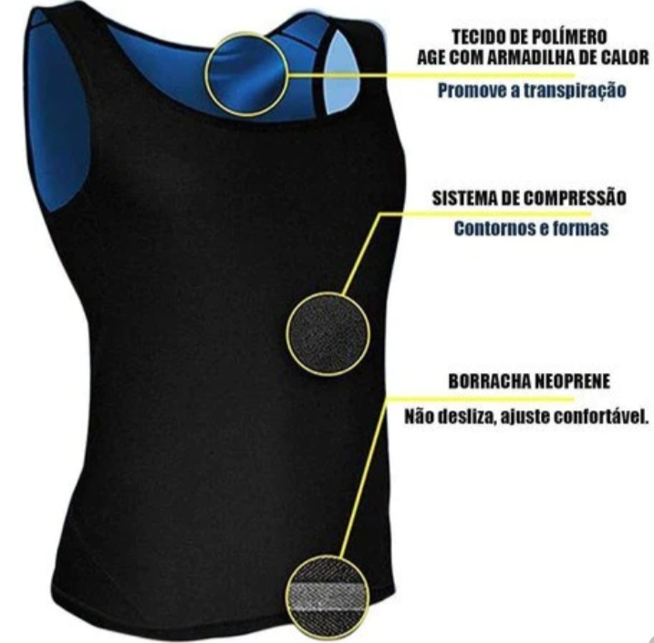 Regata Efeito Sauna Seca Barriga - FitForm