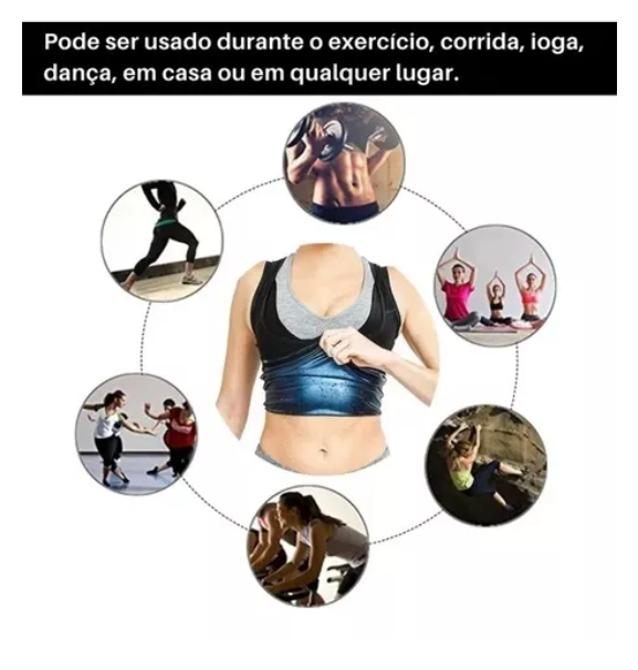 Regata Efeito Sauna Seca Barriga - FitForm