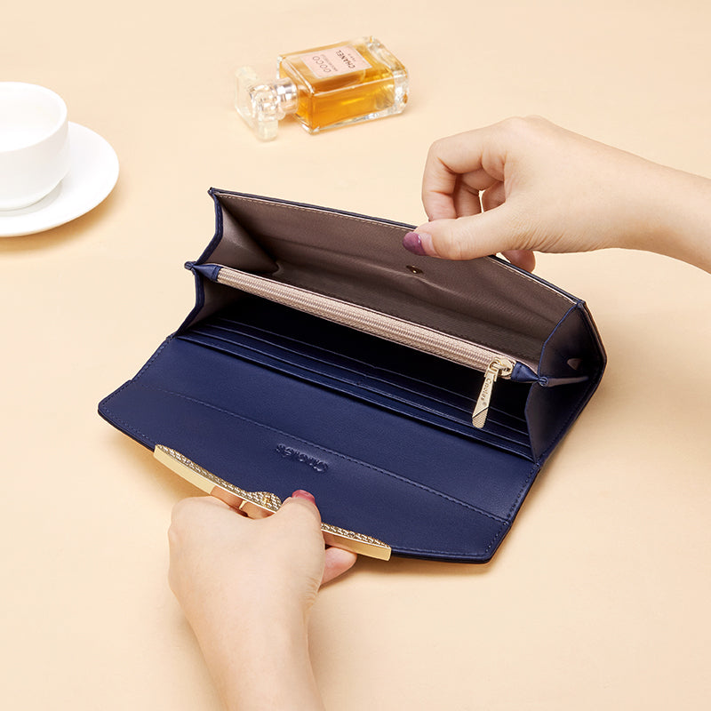 Carteira Feminina de Couro Legítimo - Sara