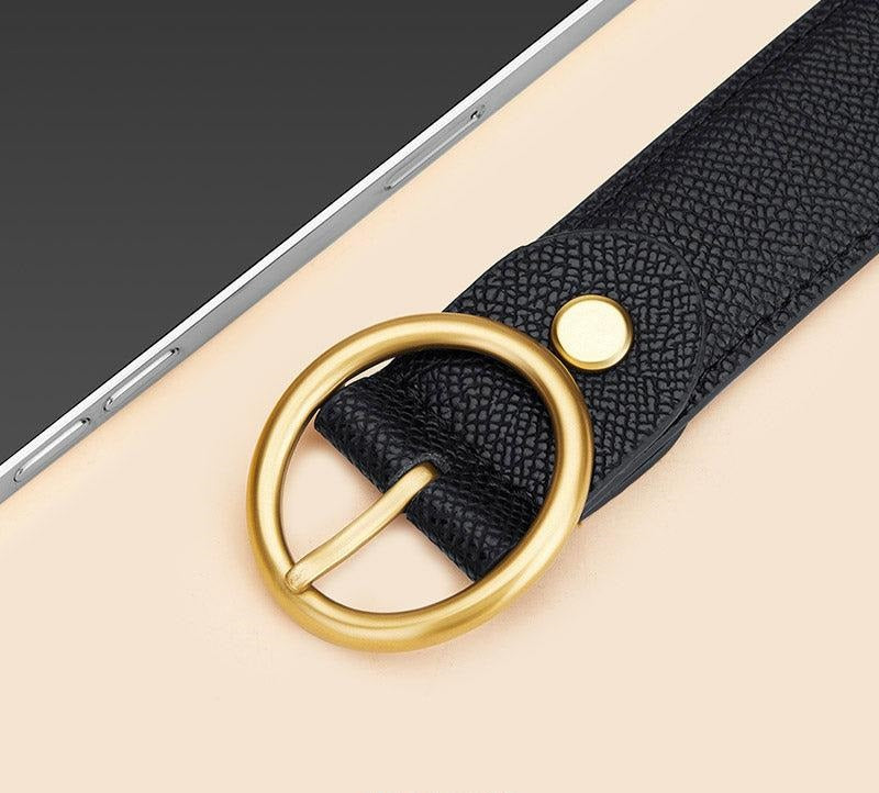 Cinto Feminino de Couro Legítimo - Belle