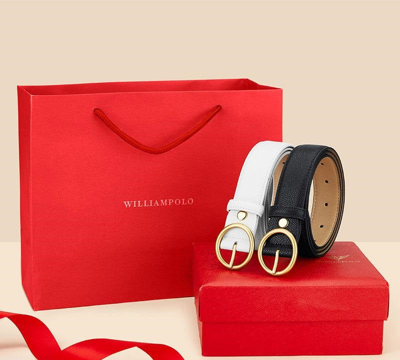 Cinto Feminino de Couro Legítimo - Belle