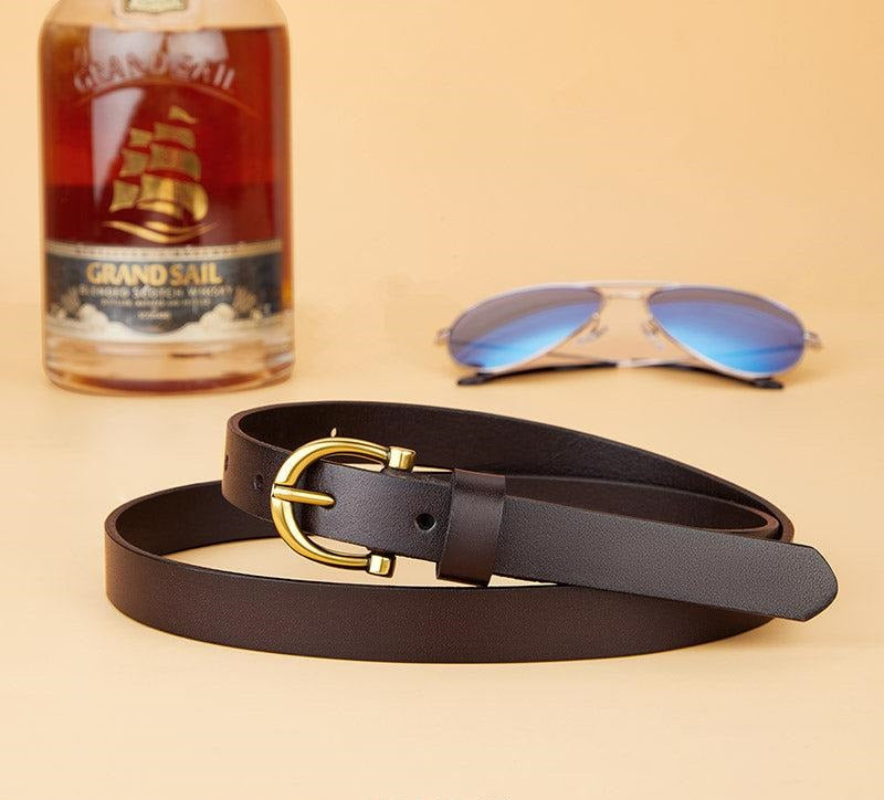 Cinto Feminino de Couro Legítimo - Lolla