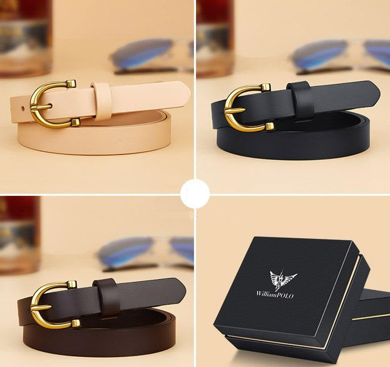 Cinto Feminino de Couro Legítimo - Lolla