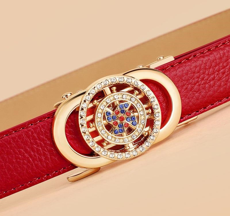 Cinto Feminino de Couro Legítimo - Sienna