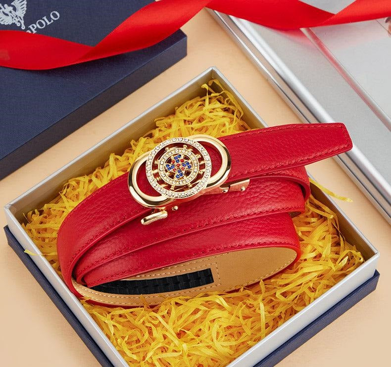 Cinto Feminino de Couro Legítimo - Sienna