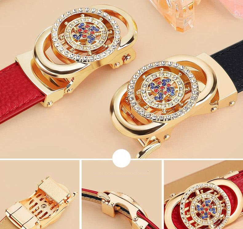 Cinto Feminino de Couro Legítimo - Sienna