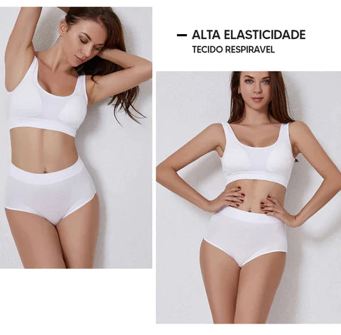 Conjunto de Calcinha e Sutiã Super Comfort - Conforto, liberdade e elegância