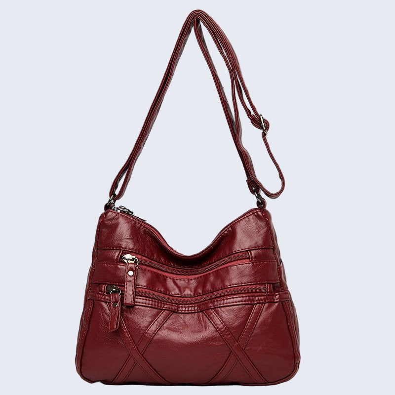 Bolsa de Couro Legítimo Transversal - Madrid