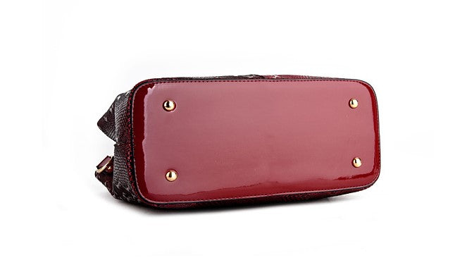 Bolsa Feminina de Couro - Intrecciato