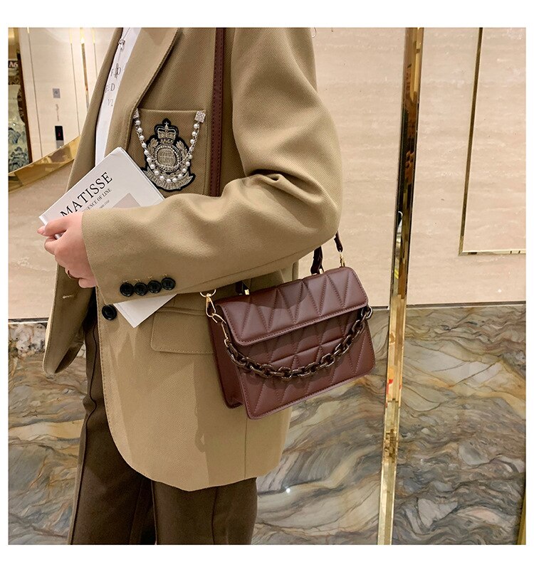 Bolsa Feminina de Couro 2 em 1 Durável e Estilosa