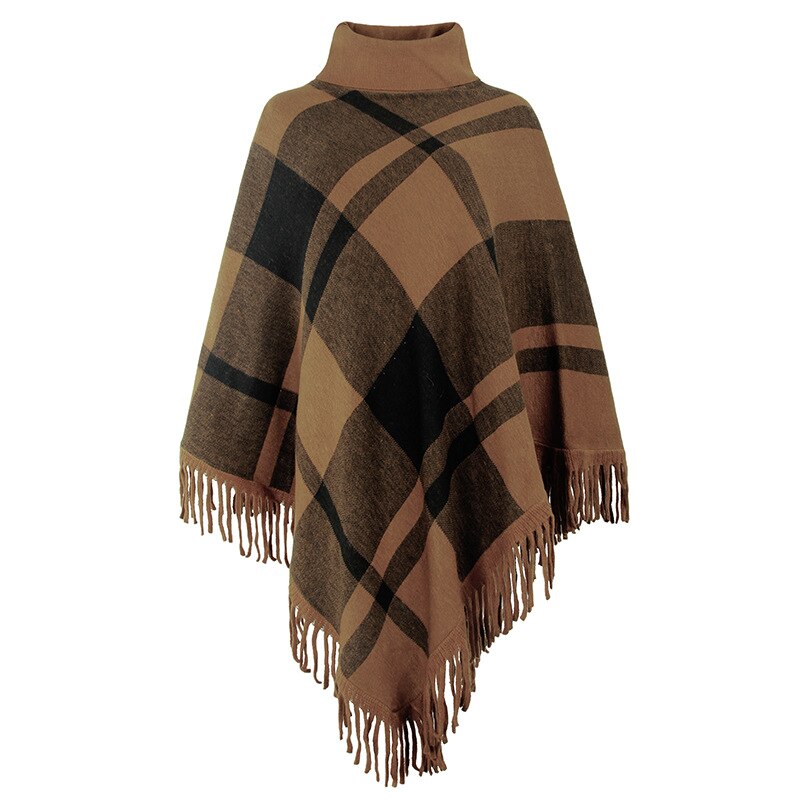 Poncho Feminino Gola Alta - Sophie