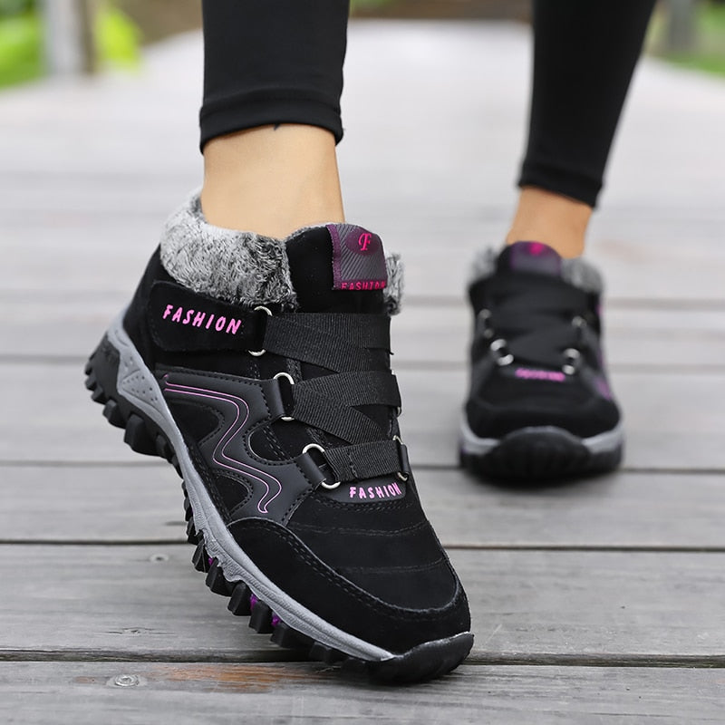 Tênis Ortopédico  tênis feminino  tênis confortável  tênis casual  tênis  tenis preto feminino  tenis peluciado  tenis impermeável