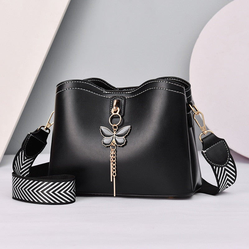 Bolsa de Couro Feminina - Butterfly