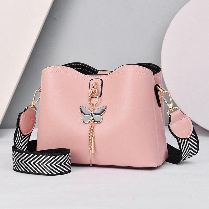Bolsa de Couro Feminina - Butterfly