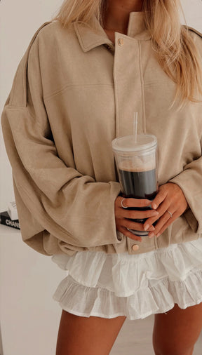 Jaqueta Bomber de Camurça - Hangar