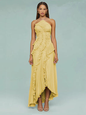 Vestido Longo com Babados - Junie