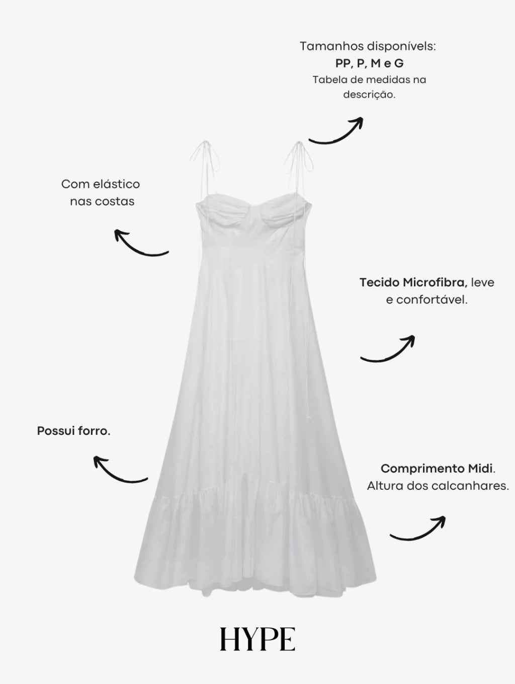 Vestido Midi Soltinho - Lindsey