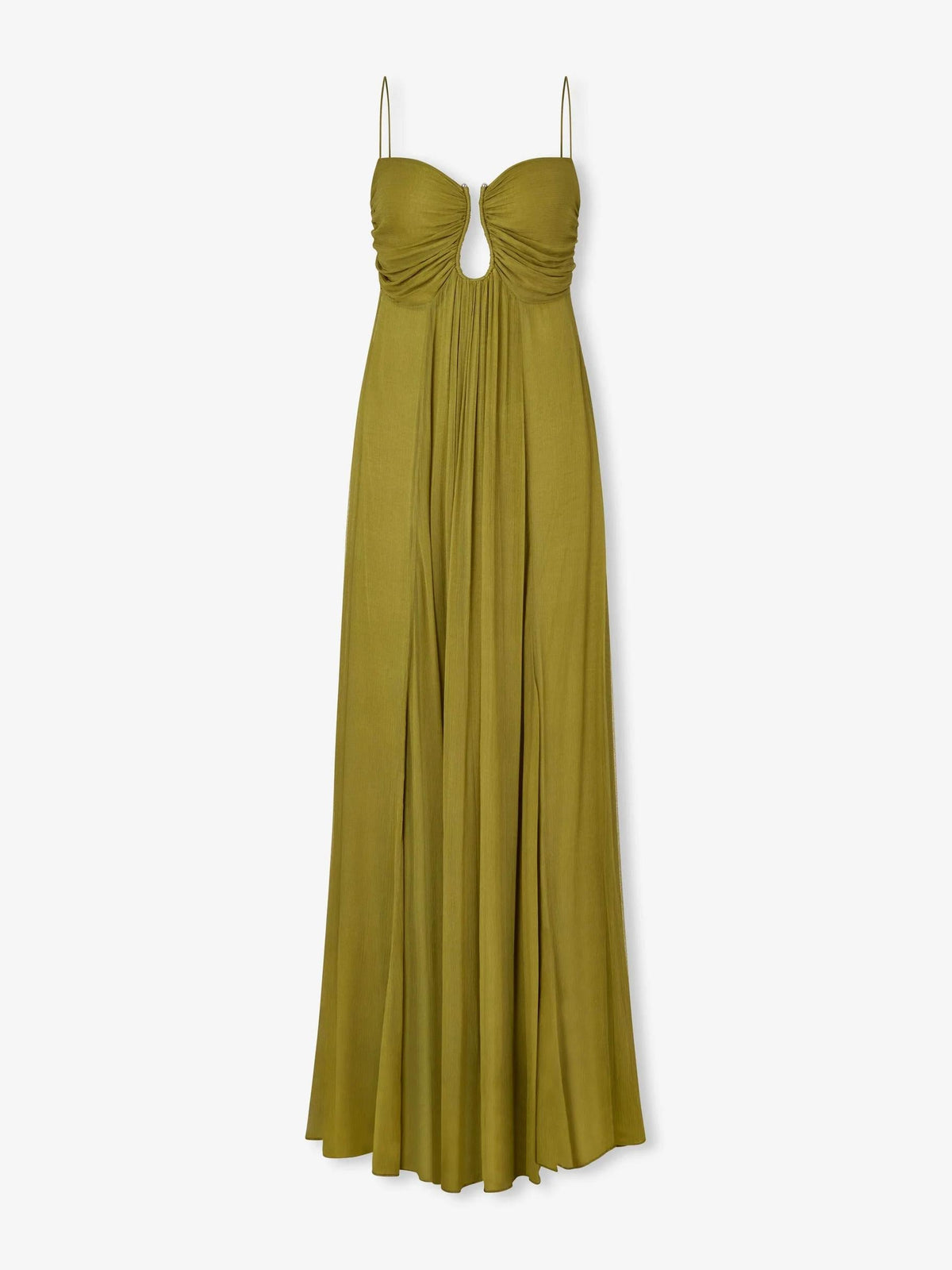 Vestido Longo Fluído e Mácio - Flou Olive