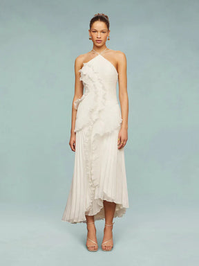 Vestido Longo com Babados - Junie