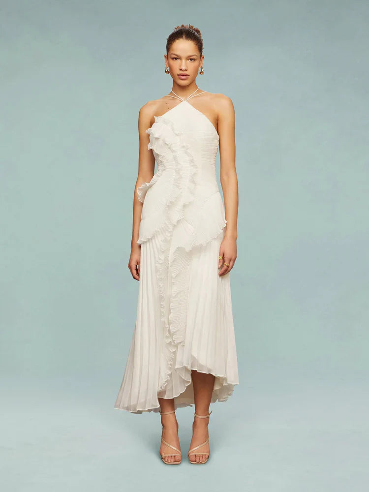 Vestido Longo com Babados - Junie