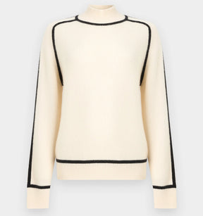 Suéter Feminino Gola Alta Cashmere Oversized – Nina