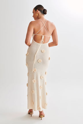 Vestido Longo Maxi em Crochê - Kleid